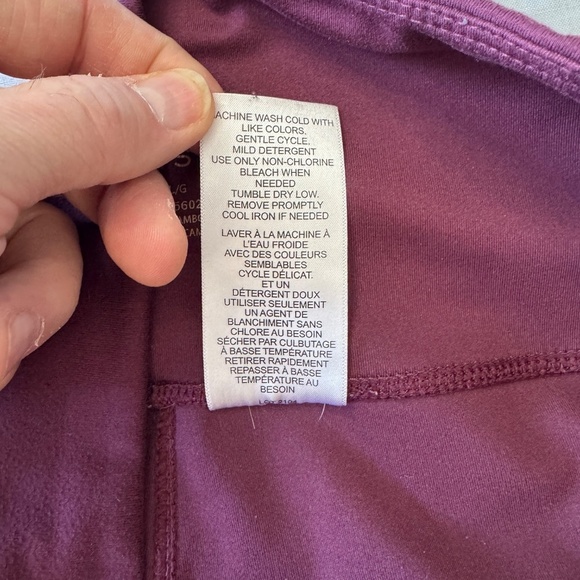 Danskin Women's Athletic‎ Yoga Legging Wine Large Athleisure Activewear Pants - Picture 8 of 13